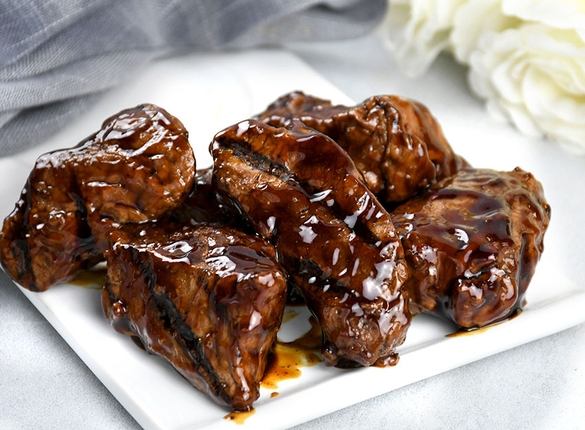 Teriyaki Marinated Tenderloin Tips - Item # 1082 - Dave's Fresh Marketplace Catering RI